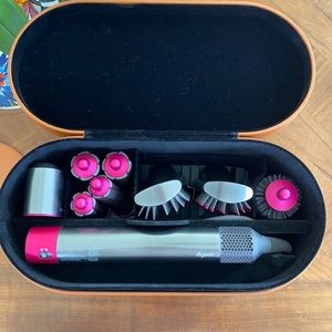 Dyson airwrap hair dryer system with carrier case